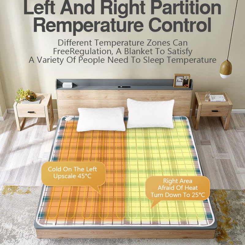 Electric Blanket 110-220V Thicker Heater Single / Double Body Warmer Heated Blanket Mattress Thermostat Electric Heating Blanket Electric Blanket 110-220V Thicker Heater Single / Double Body Warmer Heated Blanket Mattress Thermostat Electric Heating Blanket