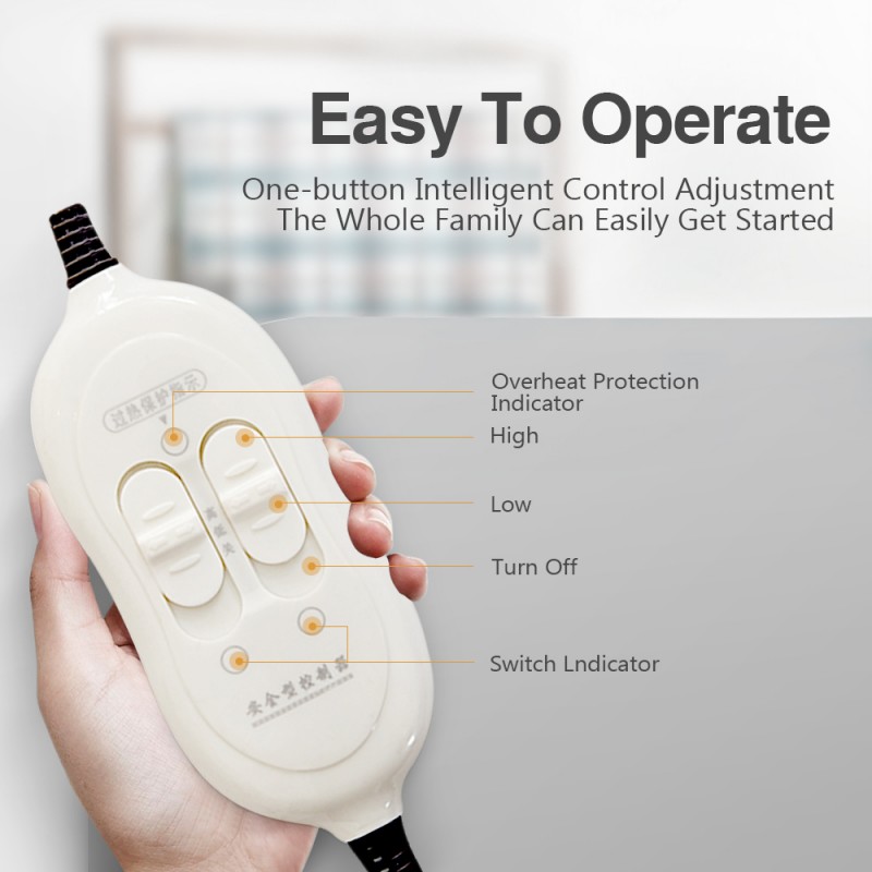 Electric Blanket 220/110V Thicker Heater Heated Blanket Mattress Thermostat Electric Heating Blanket Winter Body Warmer Electric Blanket 220/110V Thicker Heater Heated Blanket Mattress Thermostat Electric Heating Blanket Winter Body Warmer