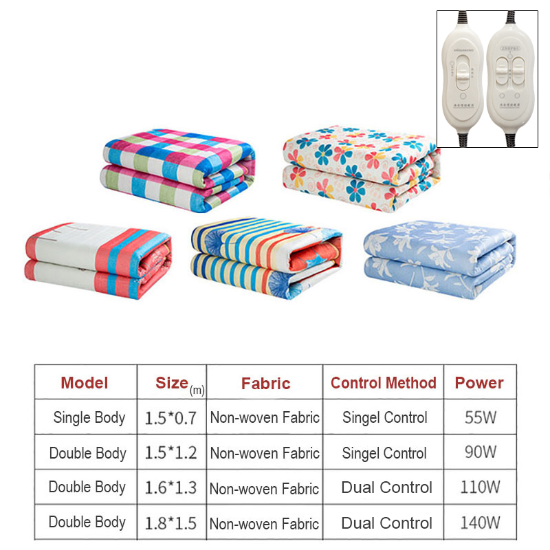 Heated Mattress Single Double Body Warmer Electric Blanket 220v 50-140w Heated Blanket Thermostat Electric Heating Blanket Heated Mattress Single Double Body Warmer Electric Blanket 220v 50-140w Heated Blanket Thermostat Electric Heating Blanket