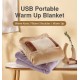 USB Electric Blanket Soft Thicker Heater Bed Warmer Machine Washable Thermostat Electric Heating Mat For Home Office 60*80cm USB Electric Blanket Soft Thicker Heater Bed Warmer Machine Washable Thermostat Electric Heating Mat For Home Office 60*80cm