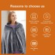 USB Electric Heating Blanket Warm Shawl Coral Fleece Plush 3-speed Adjust Temperature Winter Large 150x80cm Winter Keep Warm Pad USB Electric Heating Blanket Warm Shawl Coral Fleece Plush 3-speed Adjust Temperature Winter Large 150x80cm Winter Keep Warm Pad