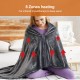 USB Electric Heating Blanket Warm Shawl Coral Fleece Plush 3-speed Adjust Temperature Winter Large 150x80cm Winter Keep Warm Pad USB Electric Heating Blanket Warm Shawl Coral Fleece Plush 3-speed Adjust Temperature Winter Large 150x80cm Winter Keep Warm Pad